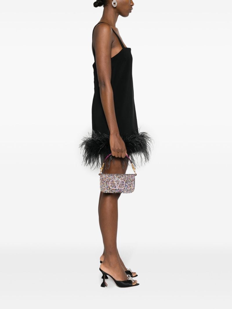 Multicolour Small LocÃ_x0083_Â² Crystal-embellished Shoulder Bag