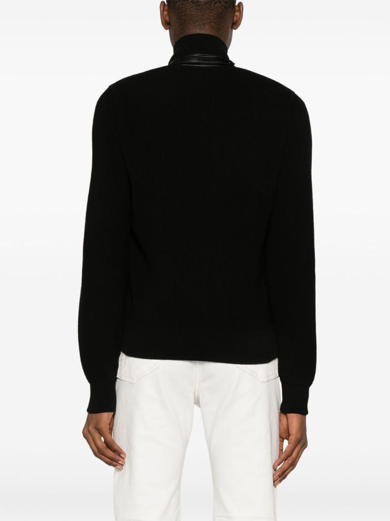 Black Wool-blend Jacket