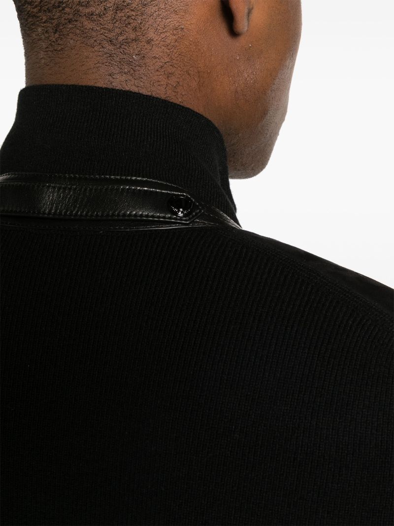 Black Wool-blend Jacket