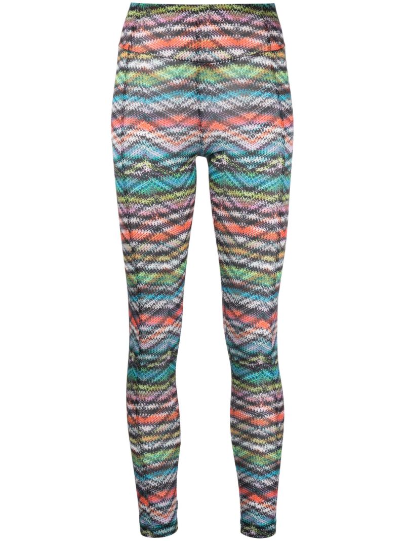 Multicolour Zig-zag Leggings