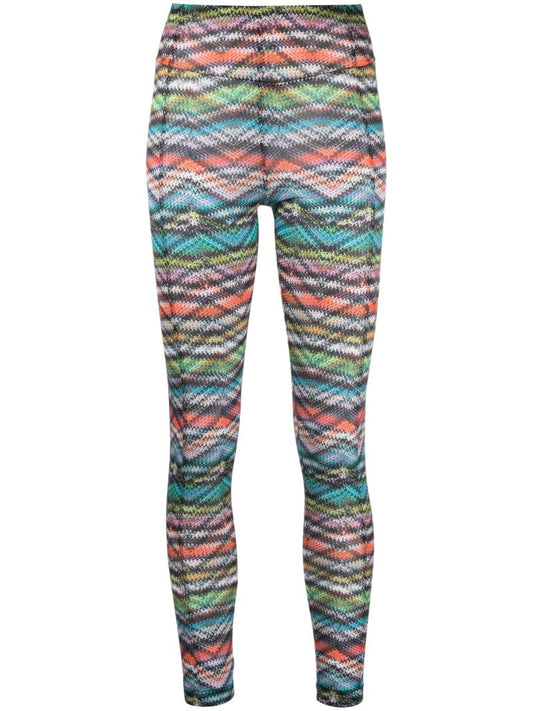 Multicolour Zig-zag Leggings