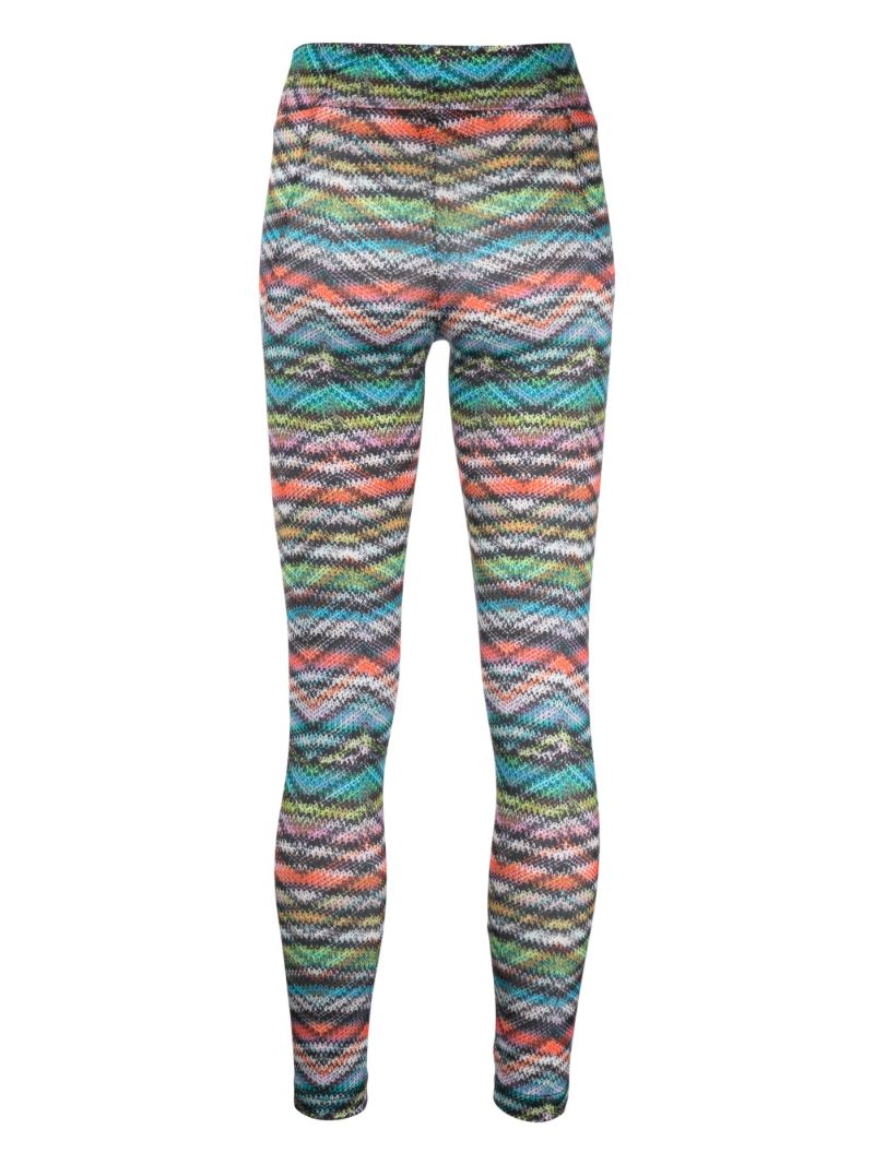 Multicolour Zig-zag Leggings