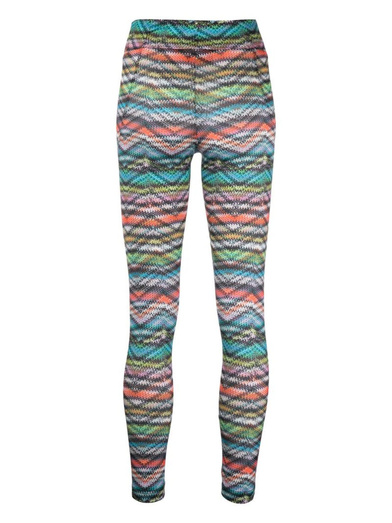 Multicolour Zig-zag Leggings