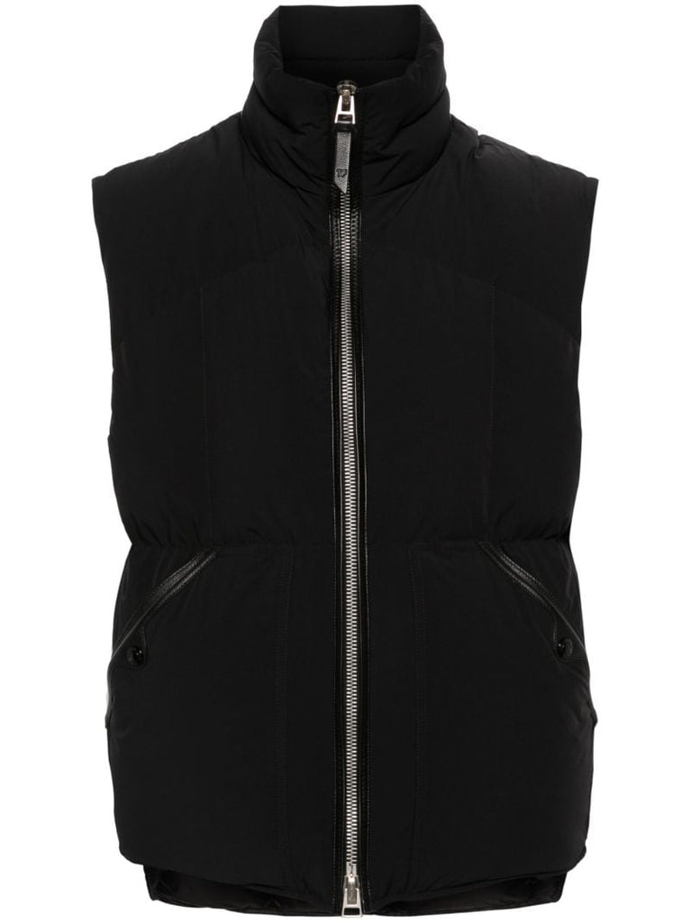 Black Down-filled Gilet