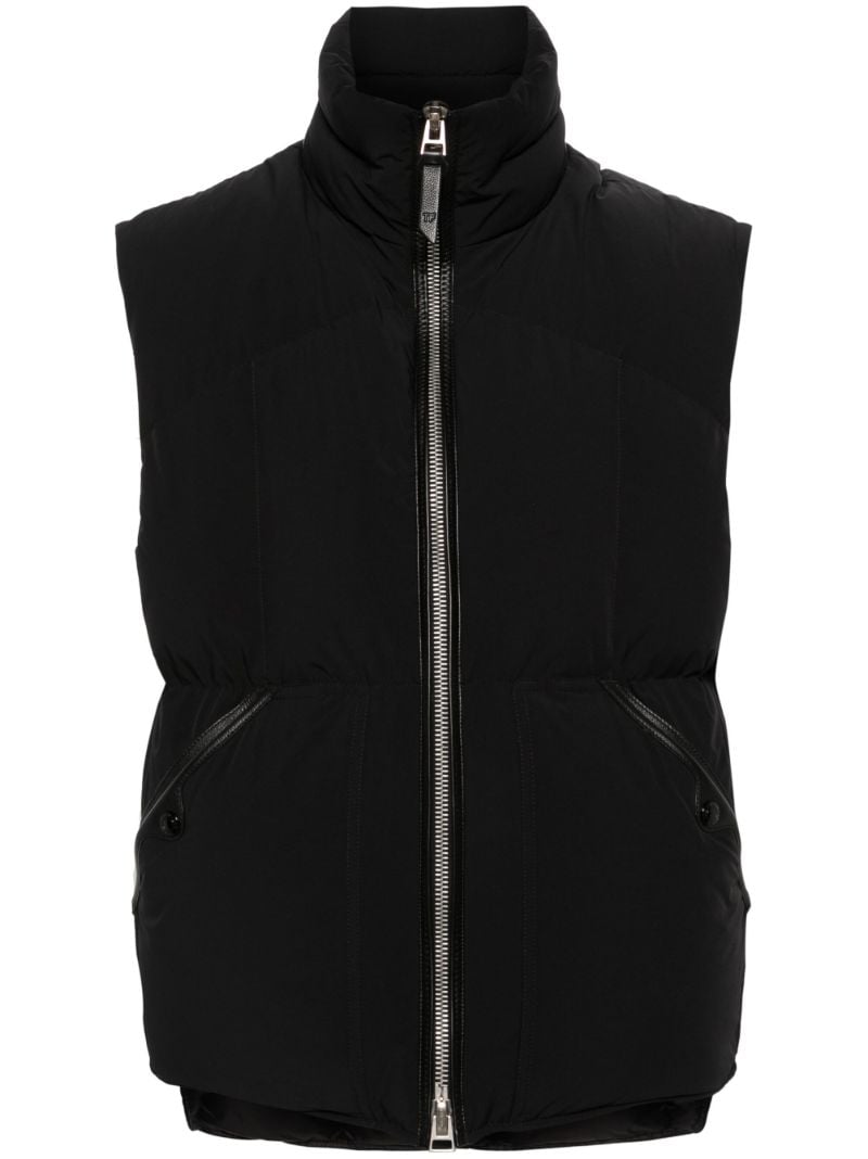 Black Down-filled Gilet
