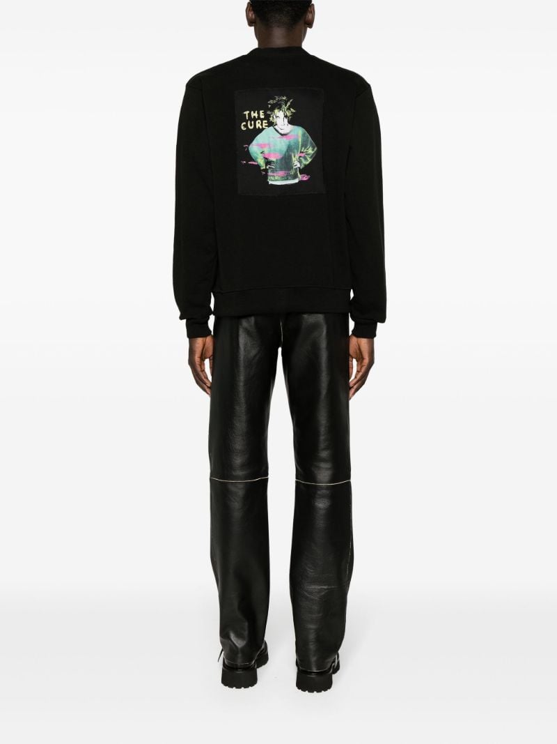 X the Cure Black Rugby Cotton Cardigan