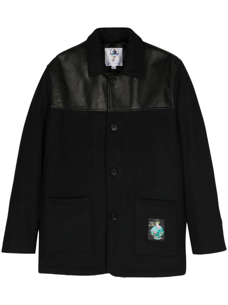 X the Cure Black Donkey Panelled Jacket