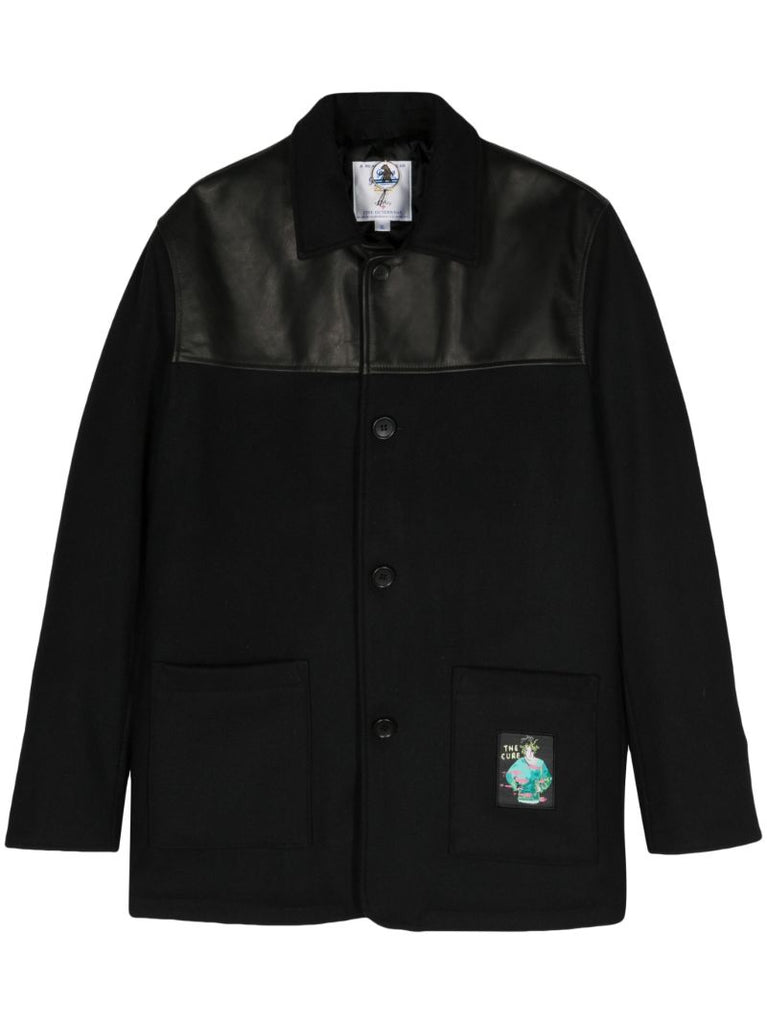 X the Cure Black Donkey Panelled Jacket
