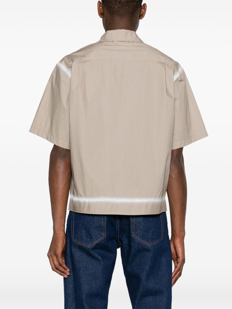 Neutral Acid Wash Cotton Shirt