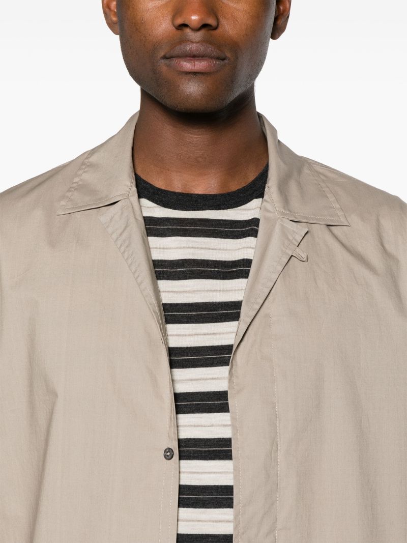 Neutral Acid Wash Cotton Shirt
