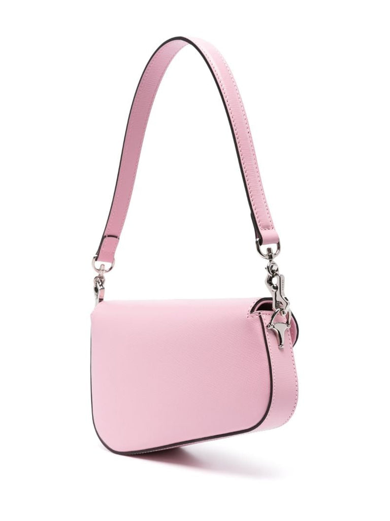 Pink Horsebit 1955 Mini Leather Shoulder Bag