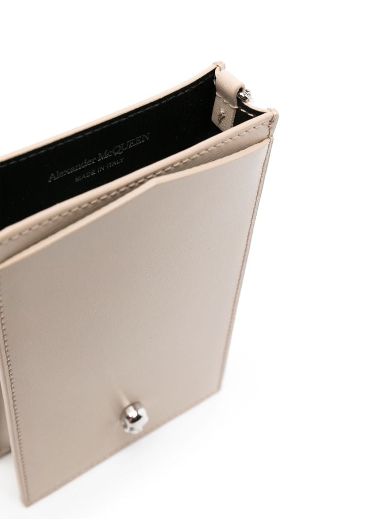 Neutral Skull Leather Phone Bag