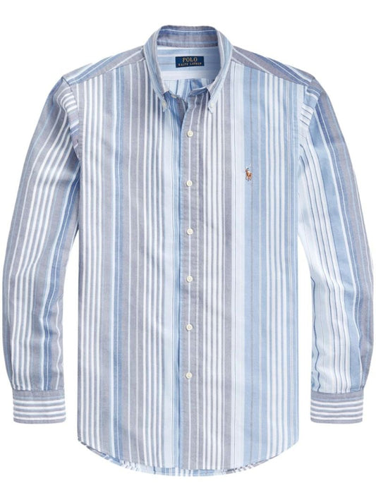 Blue Striped Cotton Shirt