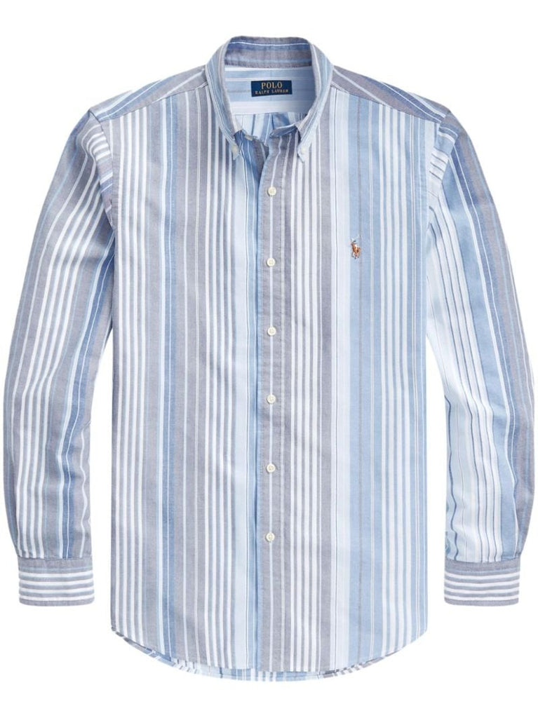 Blue Striped Cotton Shirt