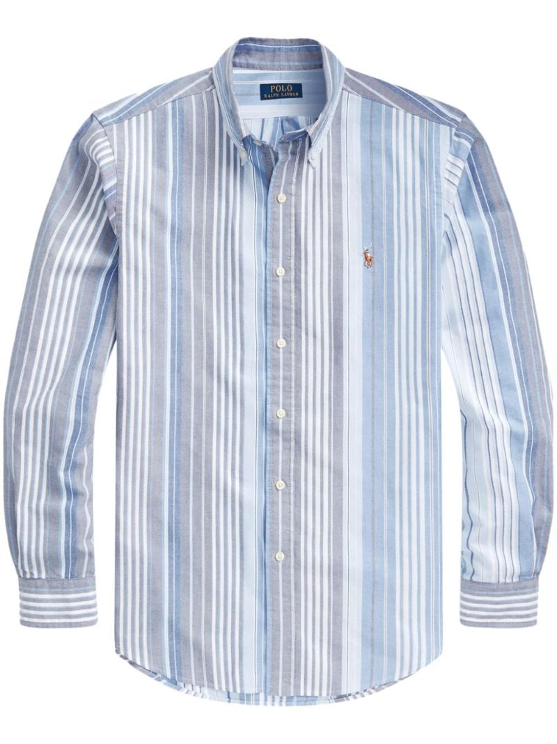 Blue Striped Cotton Shirt