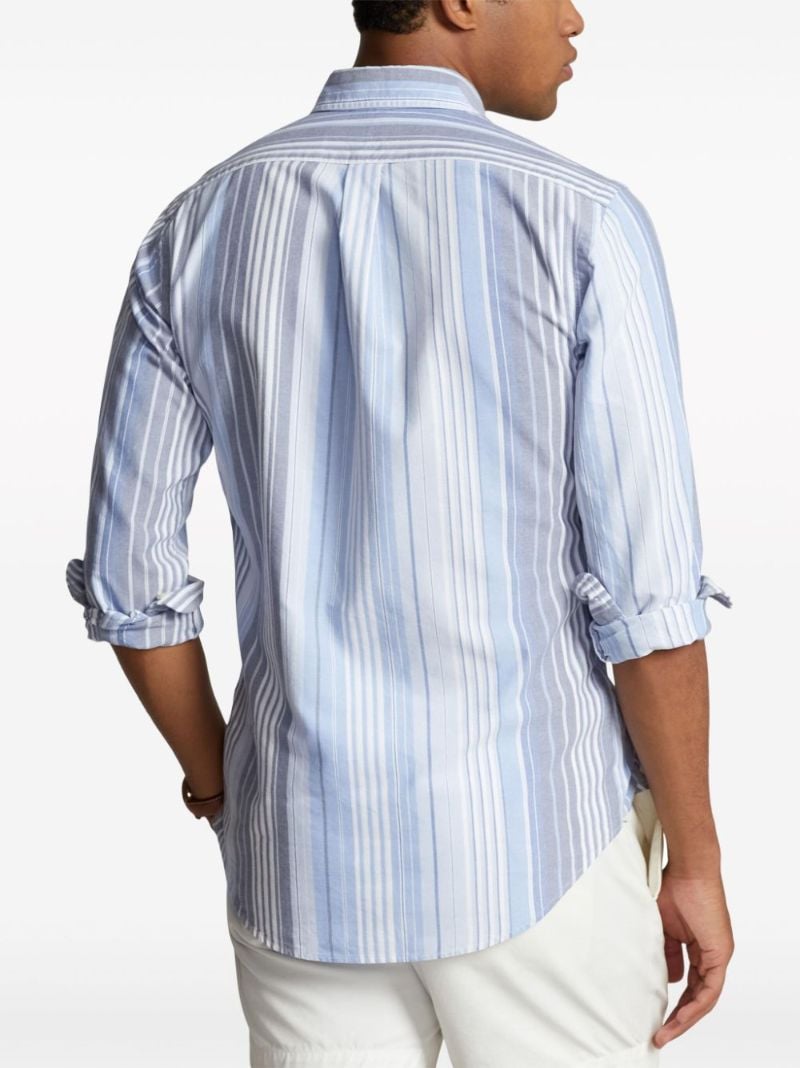 Blue Striped Cotton Shirt