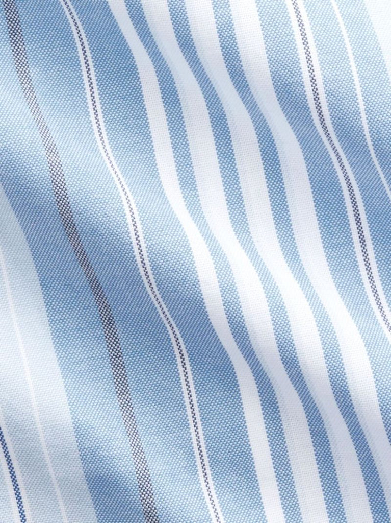 Blue Striped Cotton Shirt