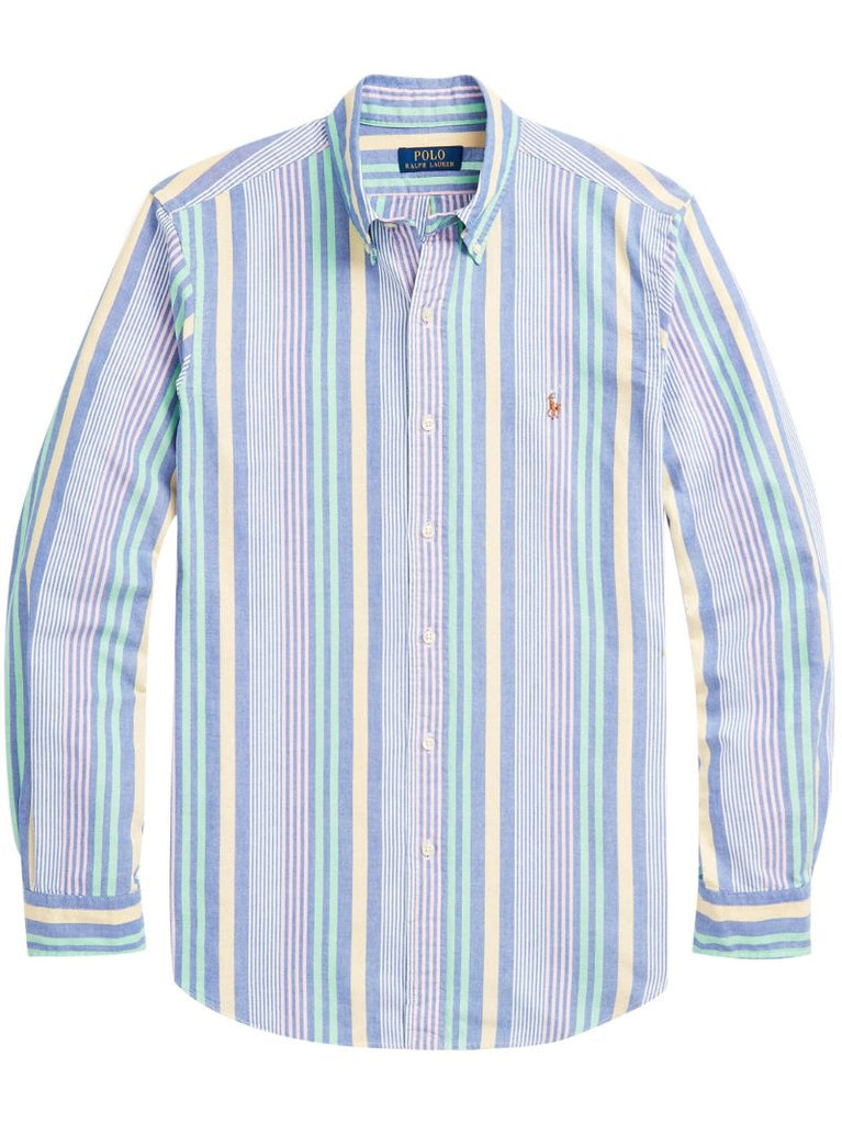 Blue Striped Cotton Shirt