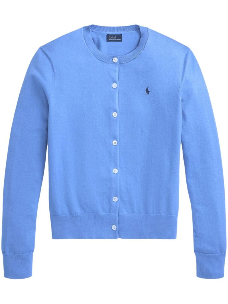Blue Pony Poly-embroidered Cardigan