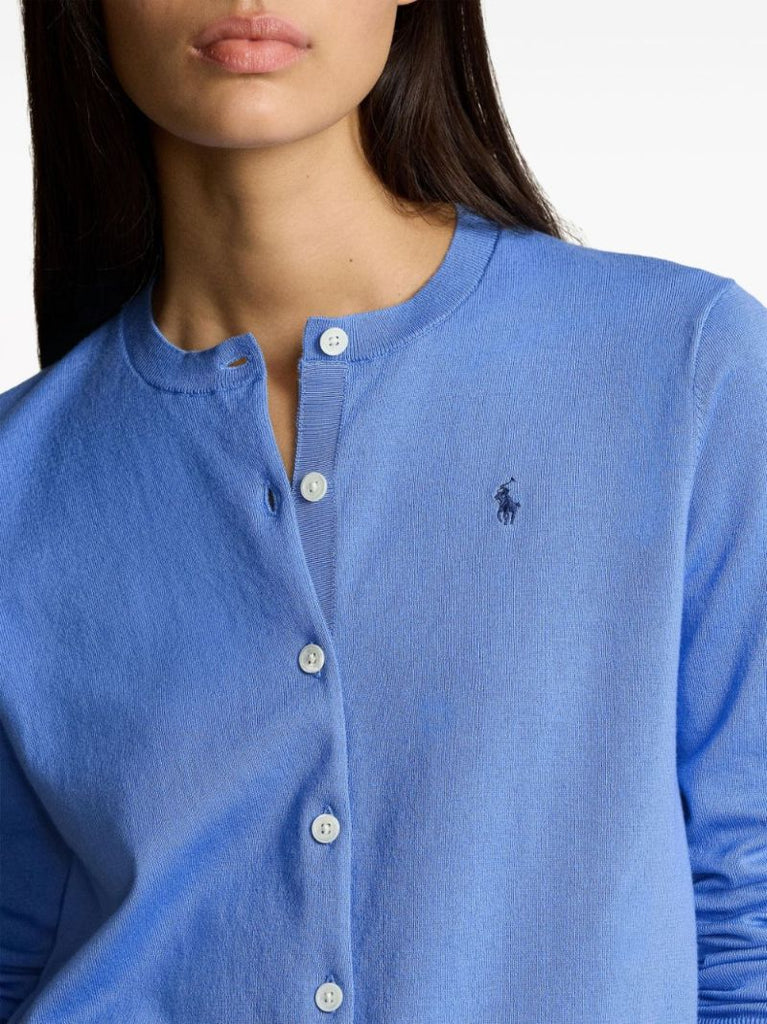 Blue Pony Poly-embroidered Cardigan