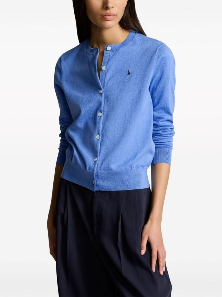 Blue Pony Poly-embroidered Cardigan