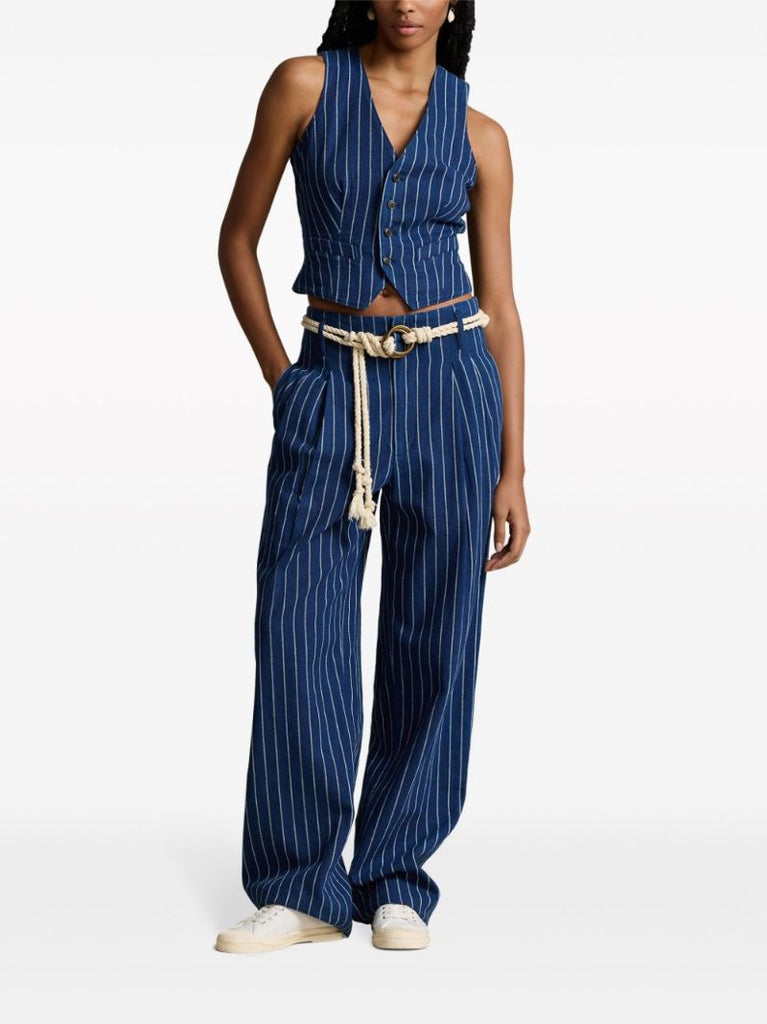 Blue Striped Vest