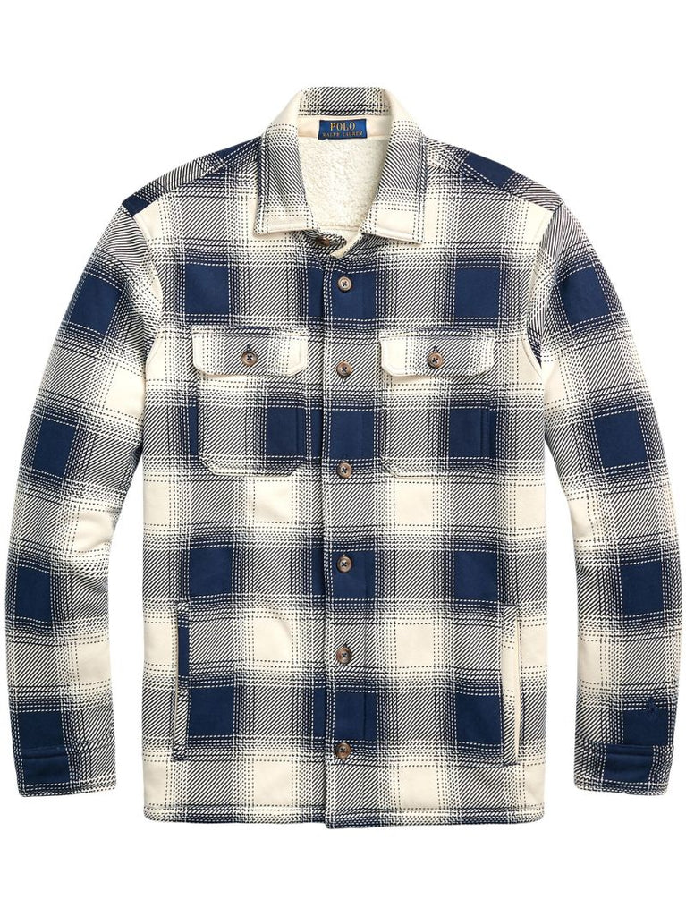 Blue Checked Cotton Shirt