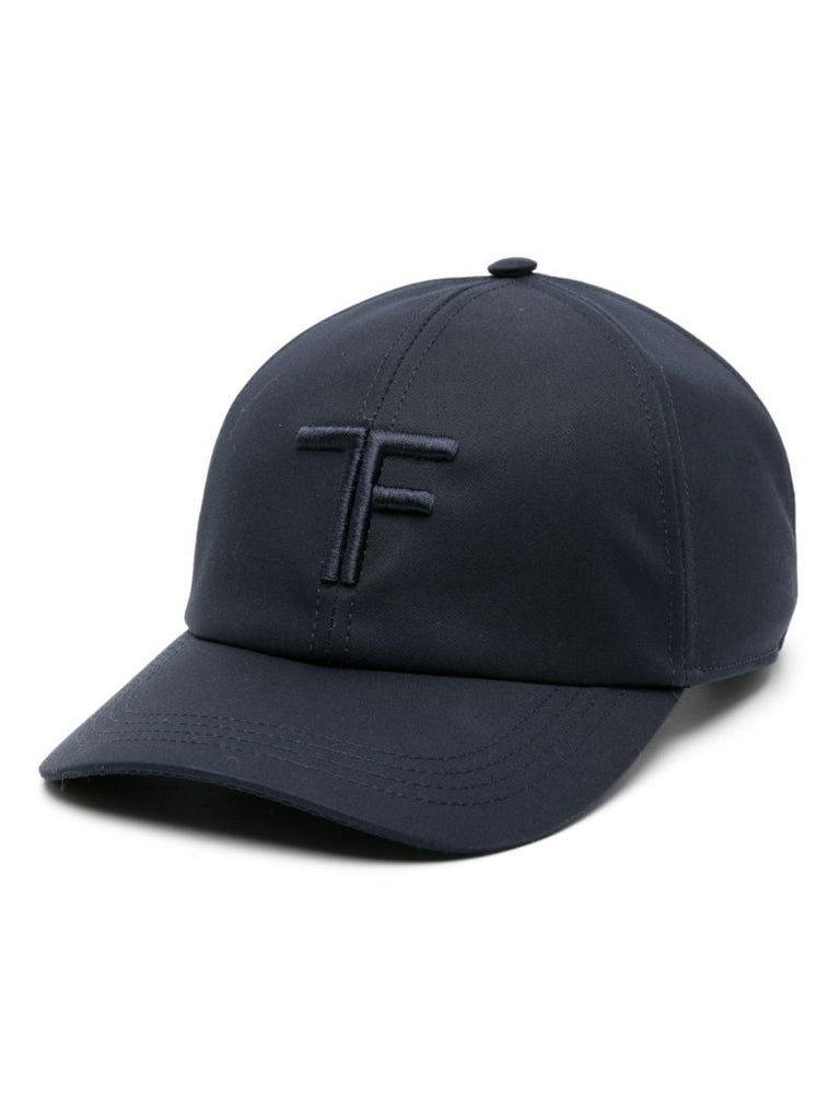 Blue Logo-embroidered Cotton Cap