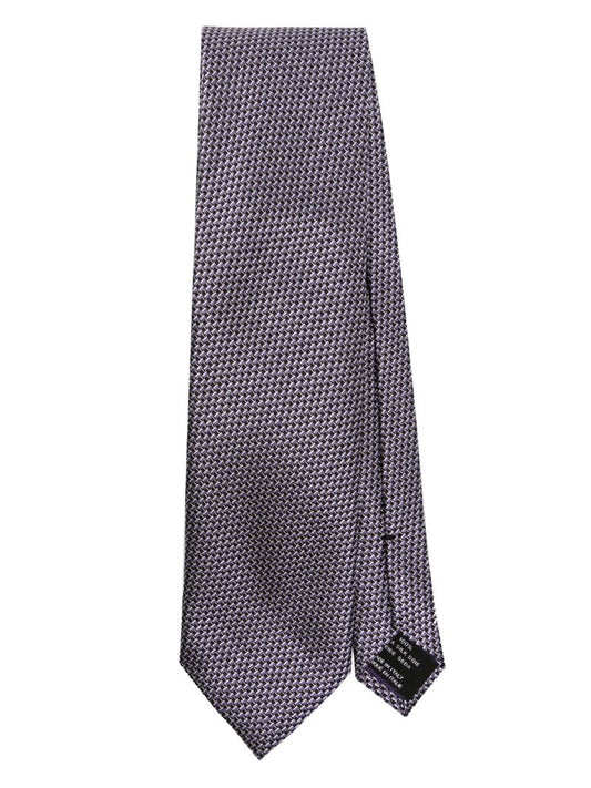 Grey Silk Tie