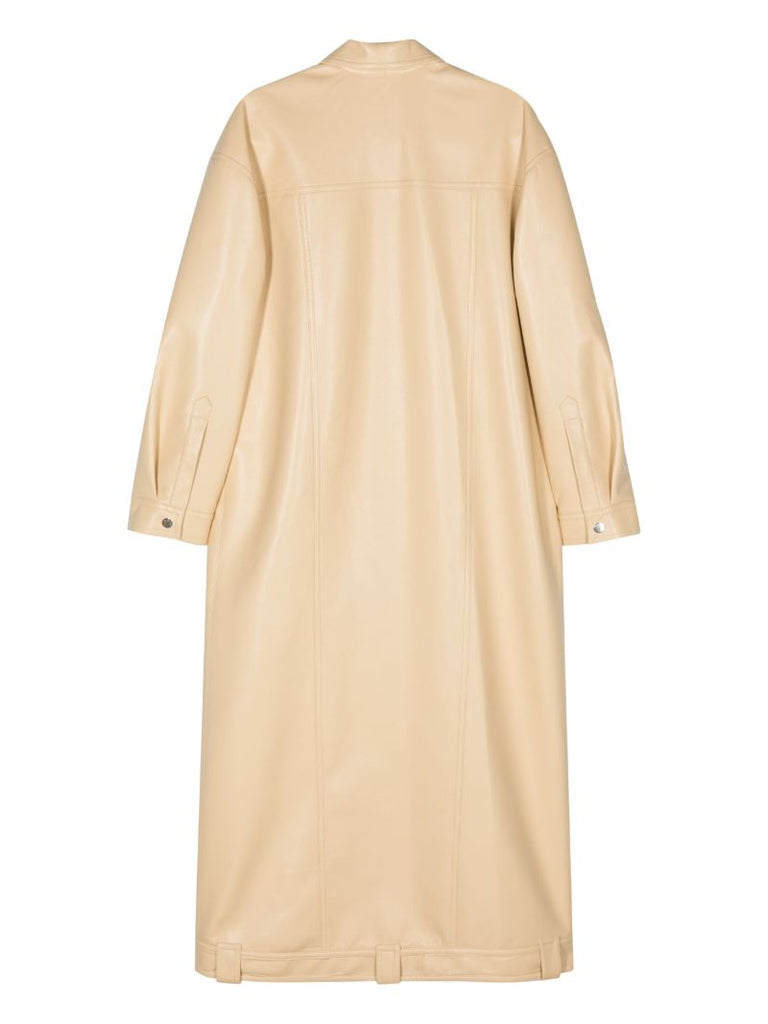 Neutral Keano Single-breasted Coat