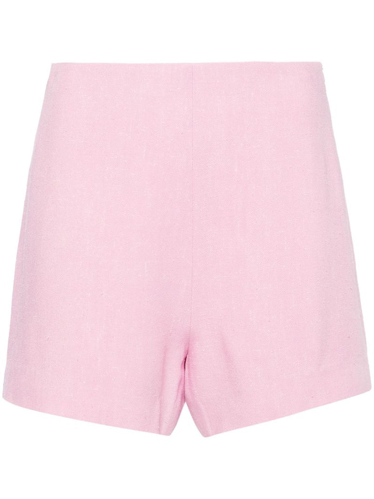 Pink Elza Tweed Shorts