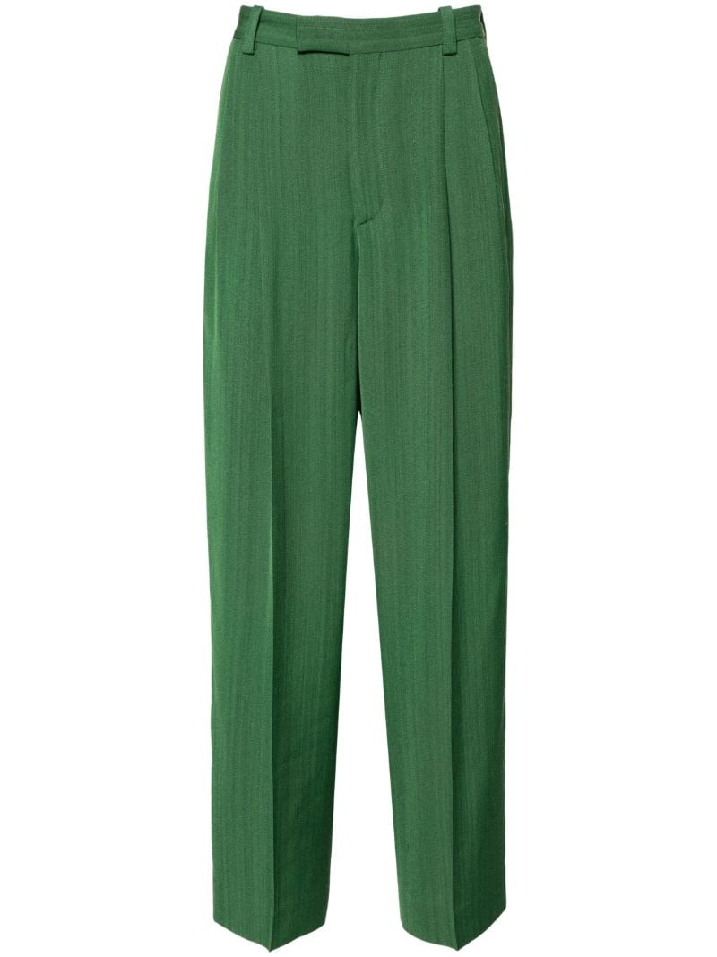 Green Le Pantalon Titolo Wide Leg Trousers