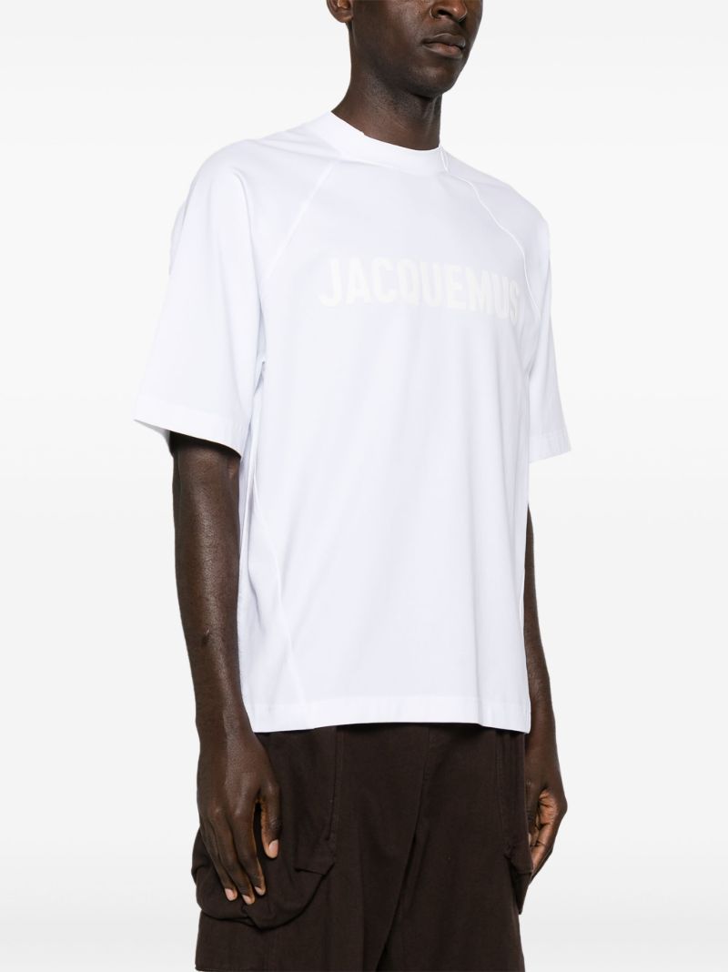 White Le T-shirt Typo Logo T-shirt