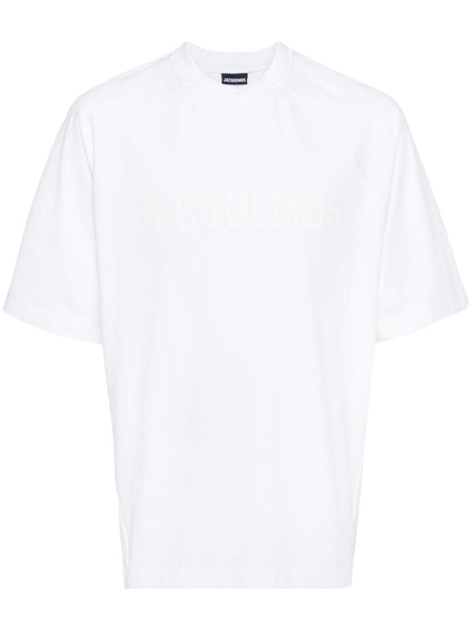 White Le T-shirt Typo Logo T-shirt