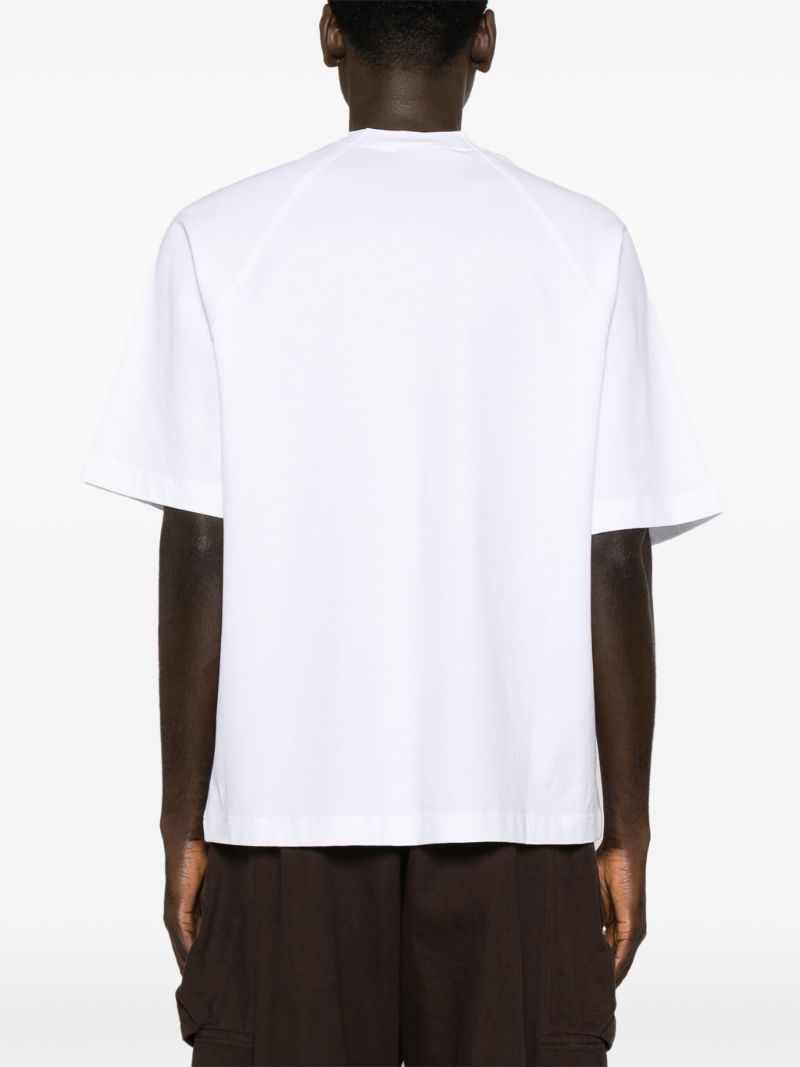 White Le T-shirt Typo Logo T-shirt