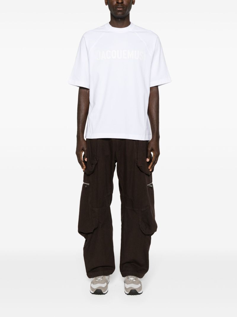 White Le T-shirt Typo Logo T-shirt