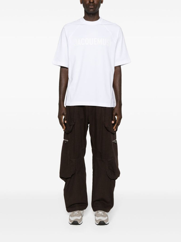 White Le T-shirt Typo Logo T-shirt