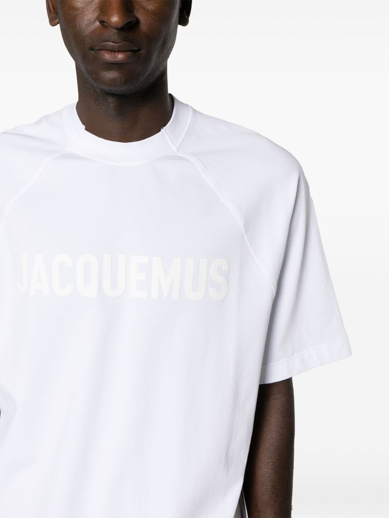 White Le T-shirt Typo Logo T-shirt
