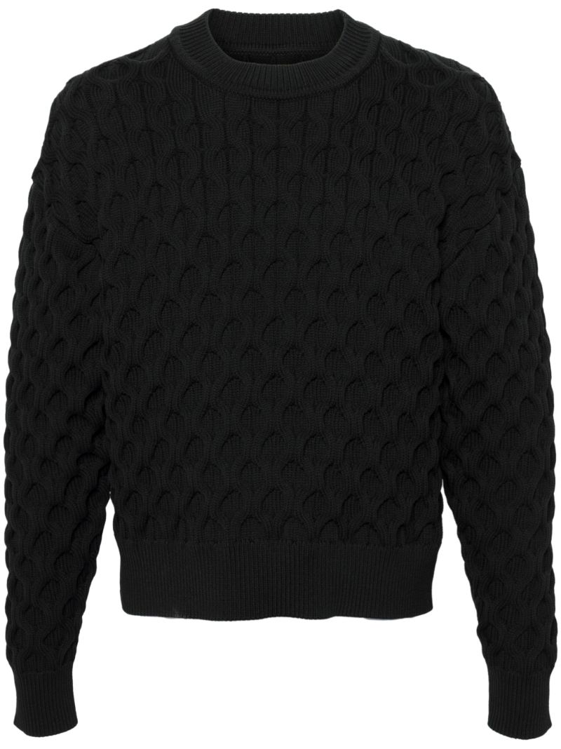 Black Le Pull Torsade Jumper