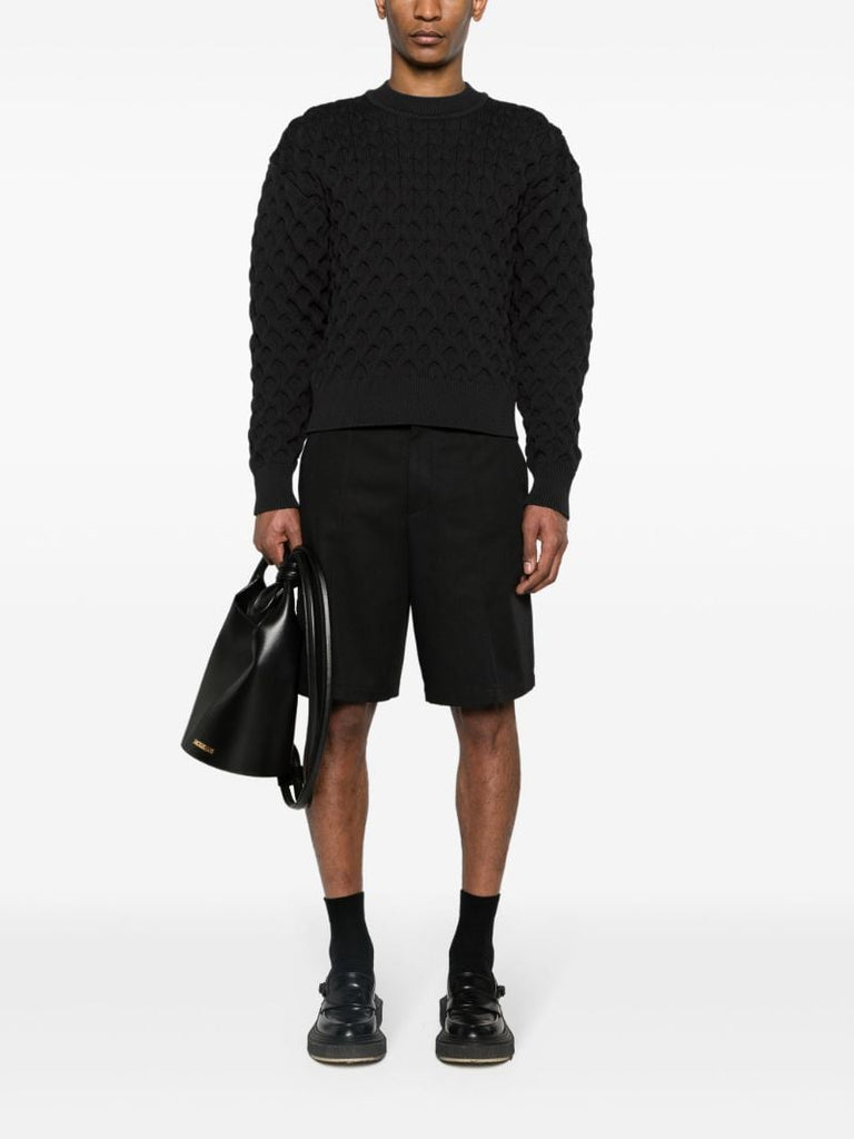 Black Le Pull Torsade Jumper