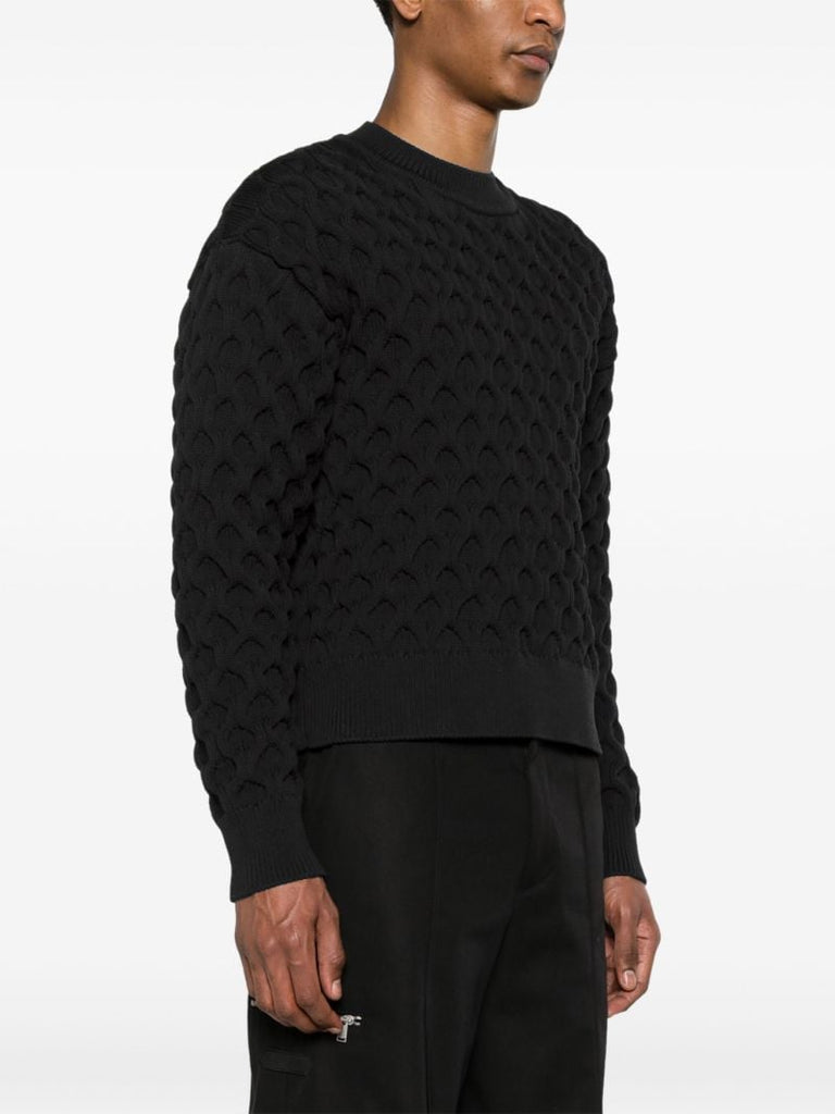 Black Le Pull Torsade Jumper