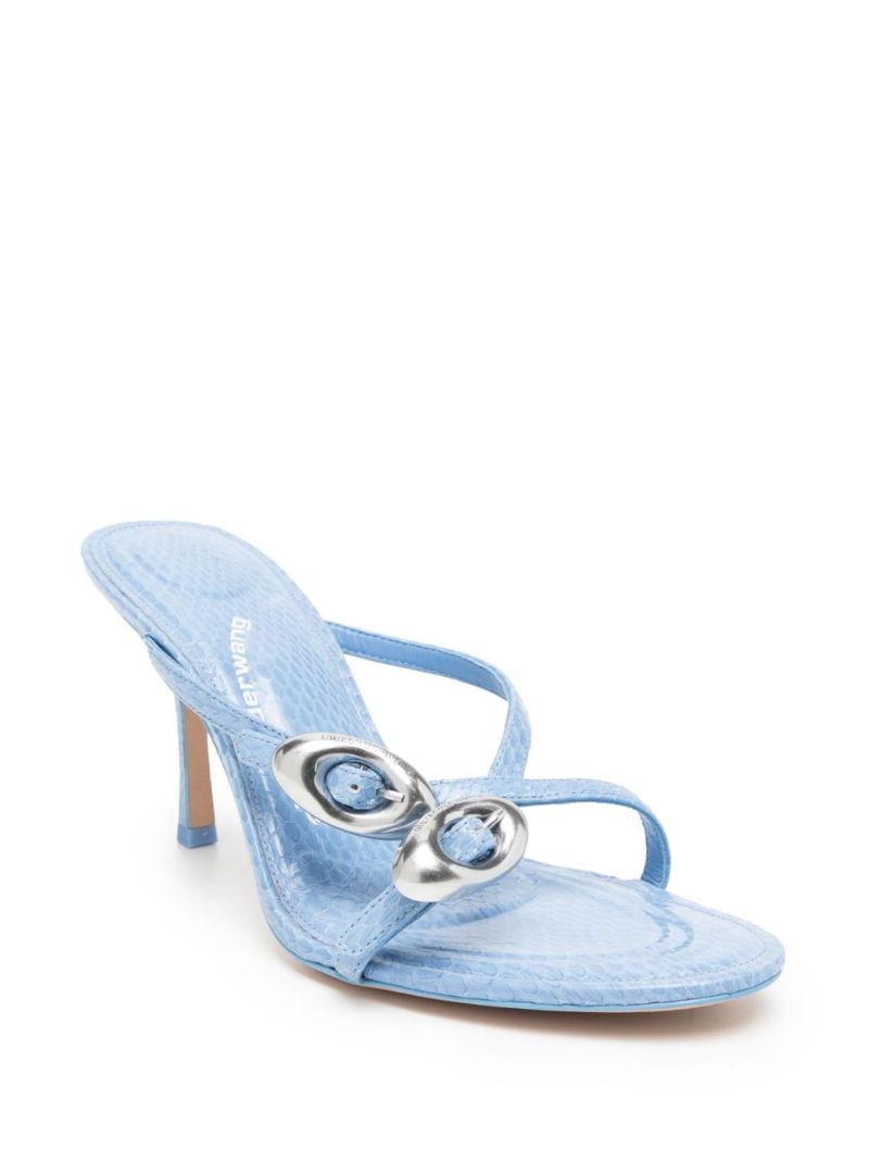 Blue Dome 90 Leather Mules