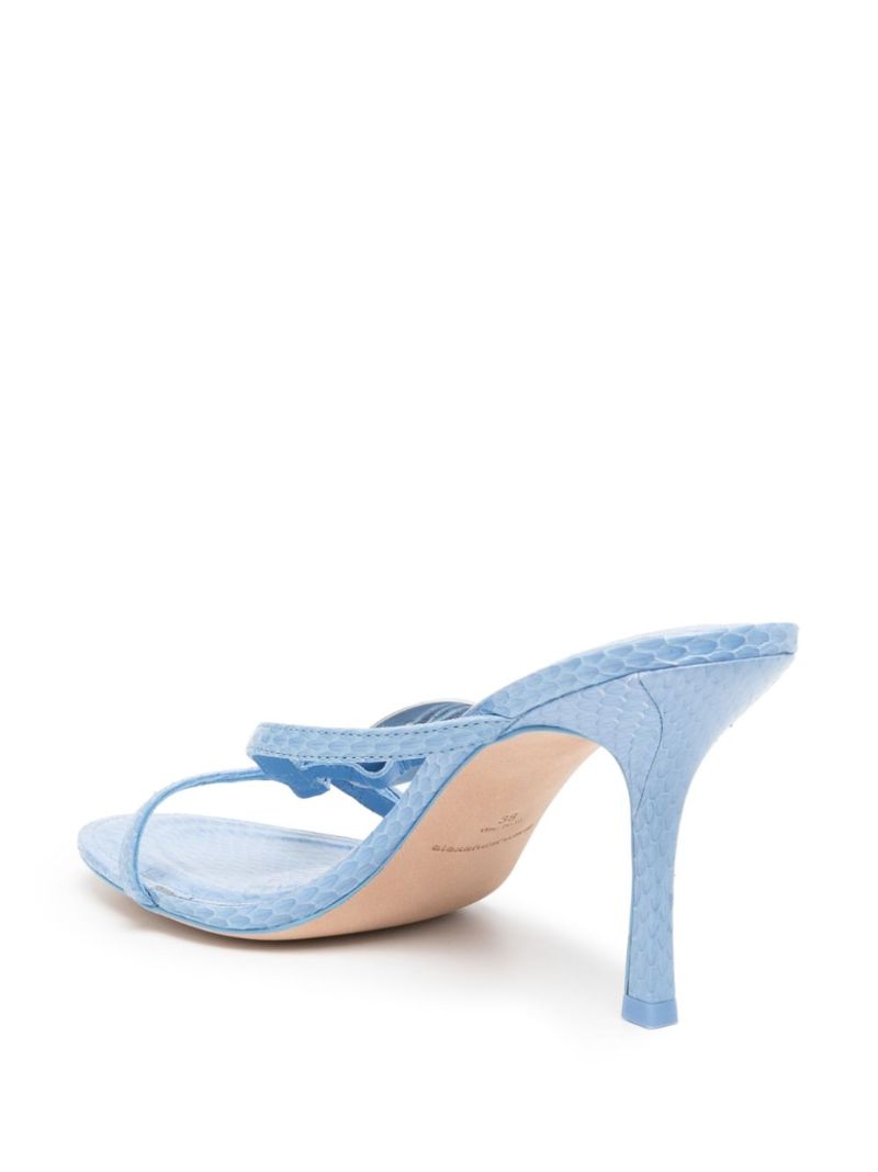 Blue Dome 90 Leather Mules