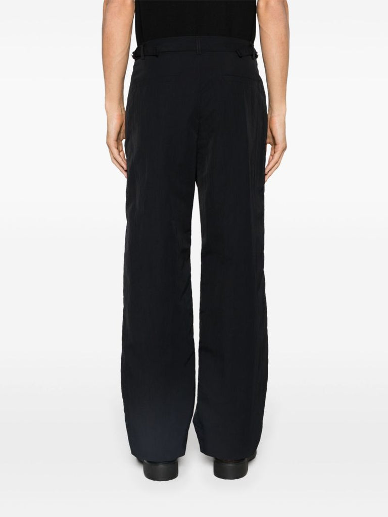 Black Jean Straight-leg Cotton Trousers