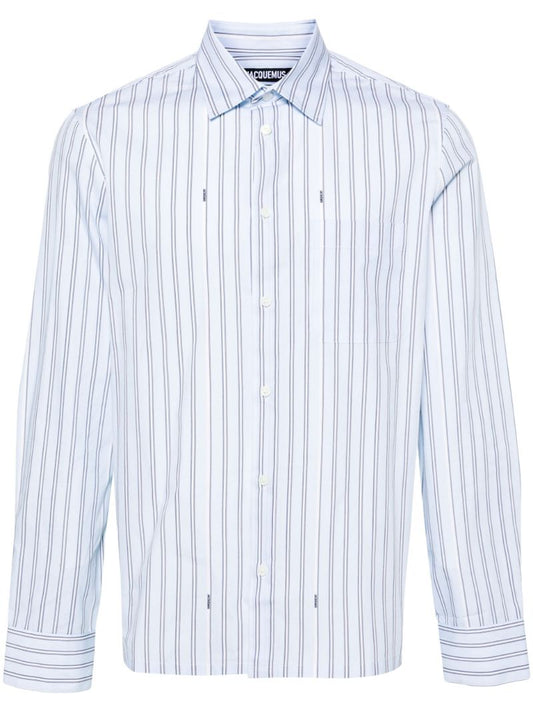 Blue La Chemise De Costume Striped Shirt