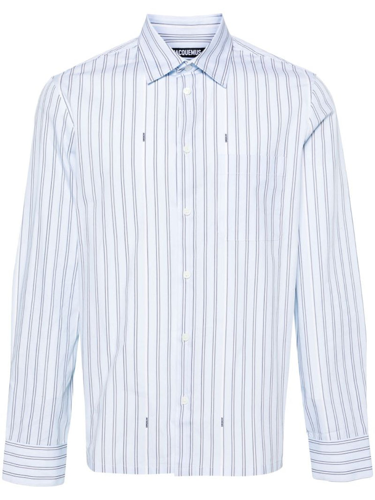 Blue La Chemise De Costume Striped Shirt
