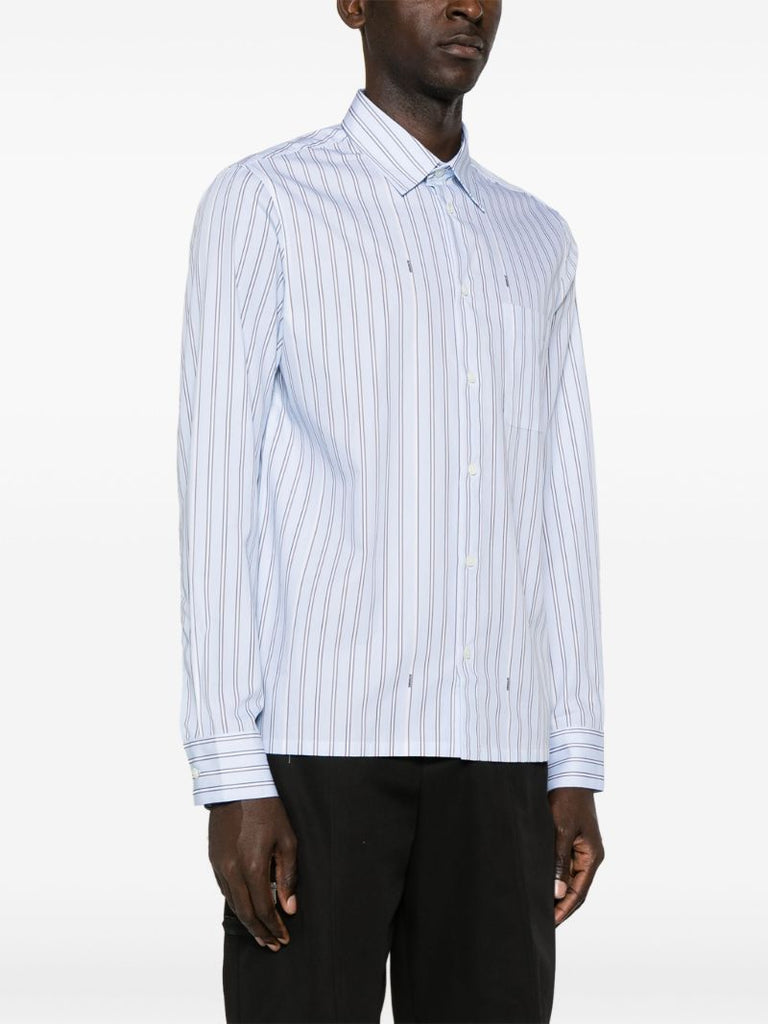 Blue La Chemise De Costume Striped Shirt