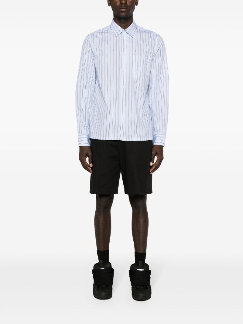 Blue La Chemise De Costume Striped Shirt