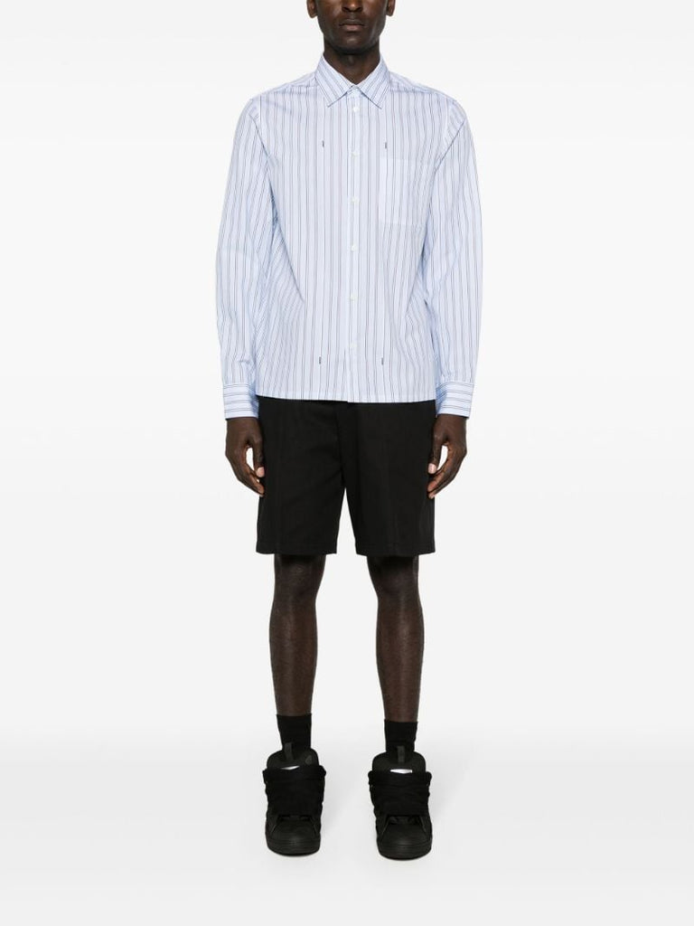 Blue La Chemise De Costume Striped Shirt
