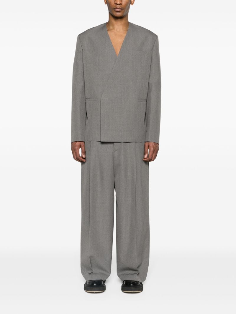Grey La Veste Cuadrada Blazer